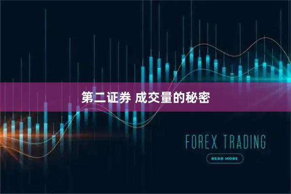 第二证券 成交量的秘密