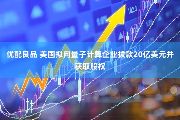 优配良品 美国拟向量子计算企业拨款20亿美元并获取股权