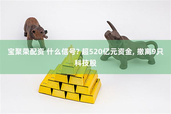 宝聚荣配资 什么信号? 超520亿元资金, 撤离9只科技股